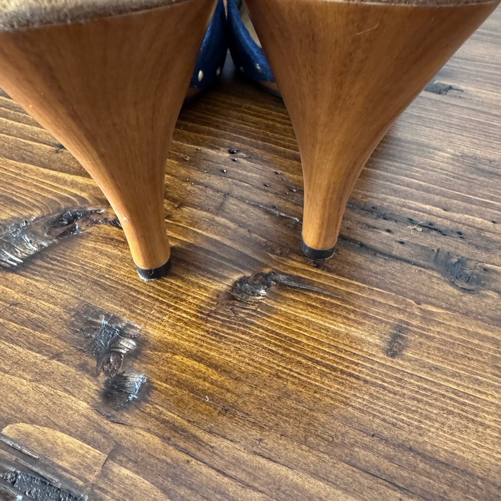 Worthington Navy and Tan Slide Sandals - Picture 5 of 10